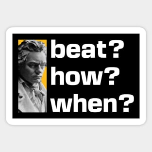 Beethoven funny Sticker